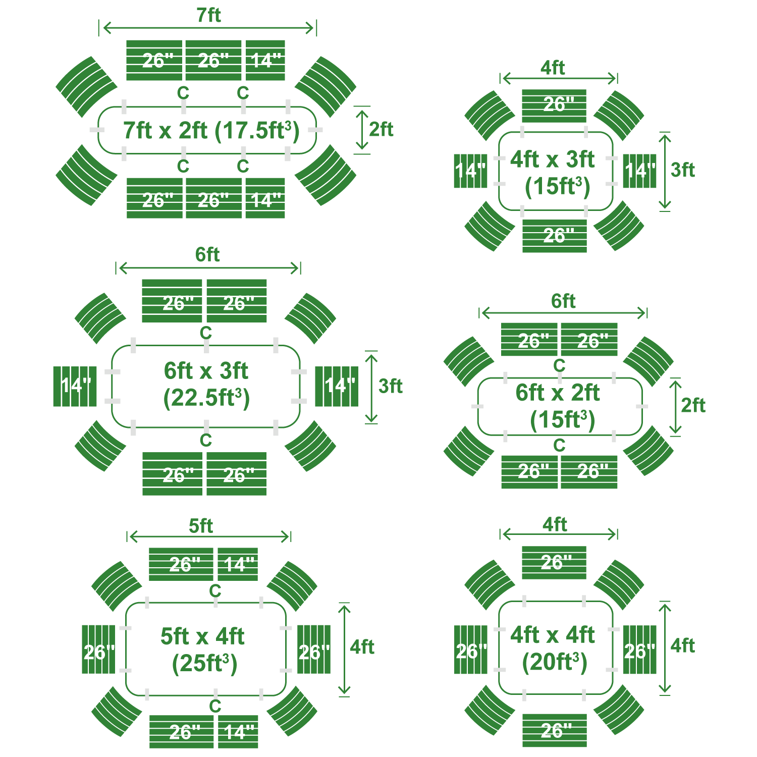 Medium Modular Metal Raised Garden Bed Kit - 15” Tall - Image 12