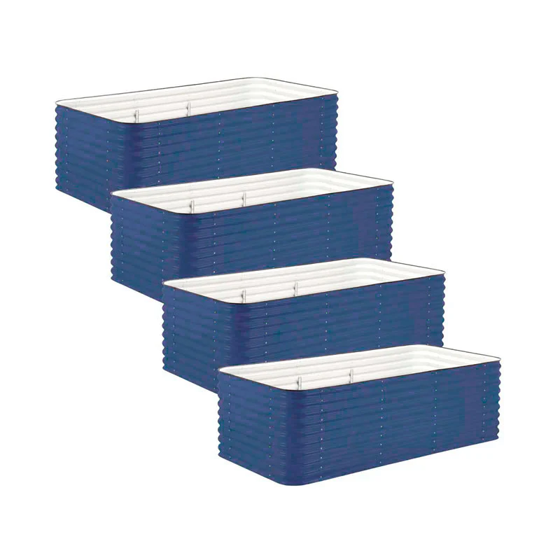 4-Pack Large Modular Metal Raised Garden Bed Kit - 29” Extra Tall - Image 11