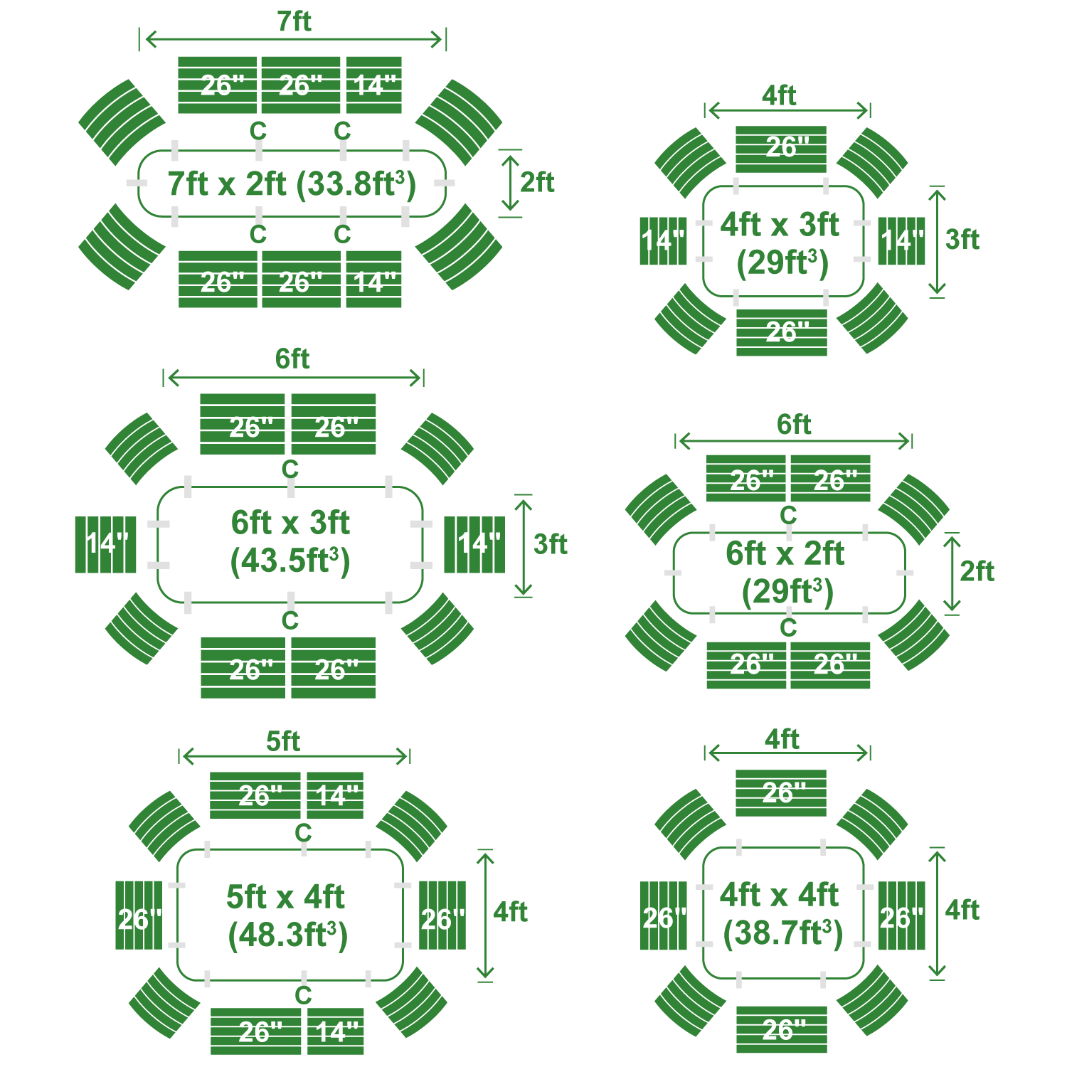 Medium Modular Metal Raised Garden Bed Kit - 29” Extra Tall - Image 12