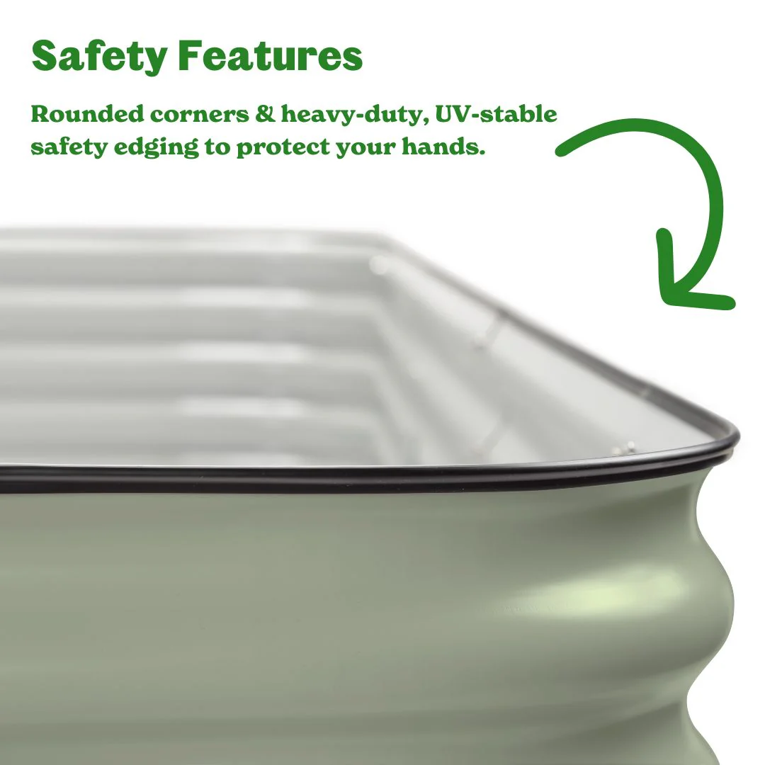 Small Modular Metal Raised Garden Bed Kit - 15” Tall - Image 8